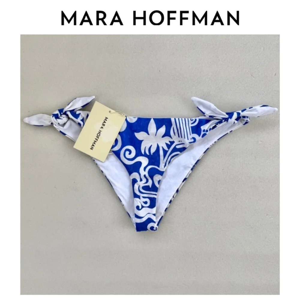 RARE Print! Mara Hoffman Sita Landscape Bikini Bottoms
